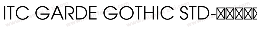 ITC GARDE GOTHIC STD字体转换